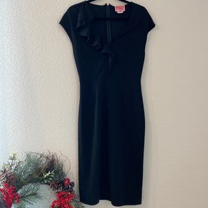 Kate Spade Mid length black dress women size 4